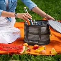 Складная термосумка Coast, синяя