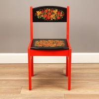 Стул детский "Кроха" 1-3 р. к. тип 2, с художественной росписью, высшая категория