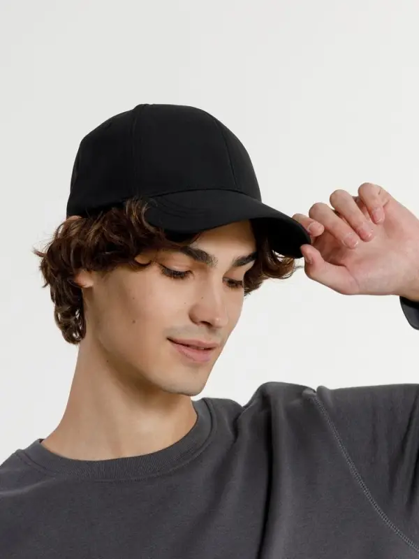 Бейсболка Cityscape, черная Бейсболка Cityscape, черная