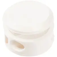 Двойной фиксатор для шнура Brоgy, белый Двойной фиксатор для шнура Brоgy, белый