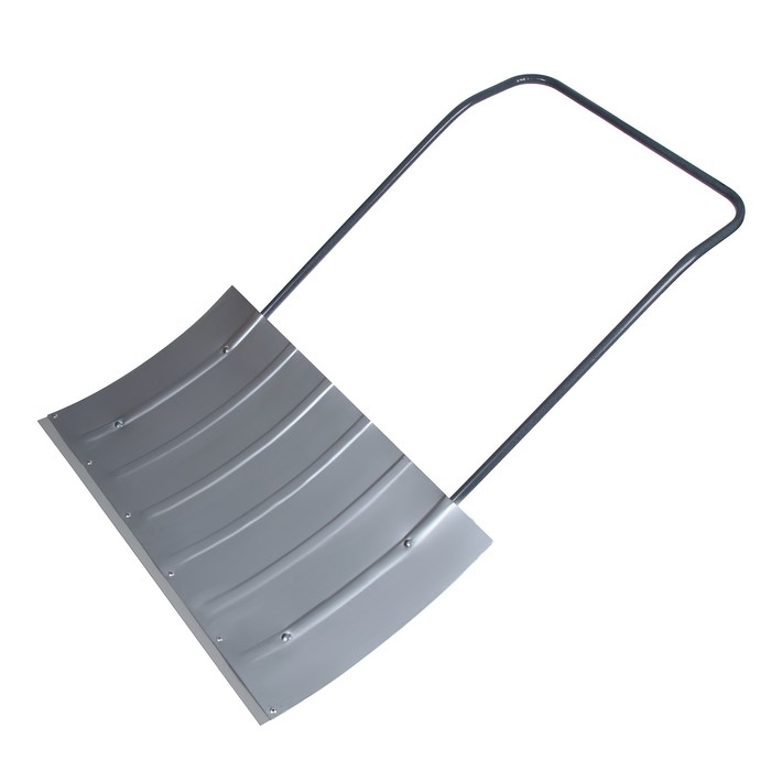 Движок для уборки снега, оцинкованный ковш 430 &times; 750 мм, металлическая планка, металлическая ручка цвет МИКС