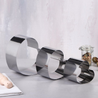 Набор форм для выпечки и выкладки &laquo;Сердце&raquo;, 15х15х8,5 см, 3 шт