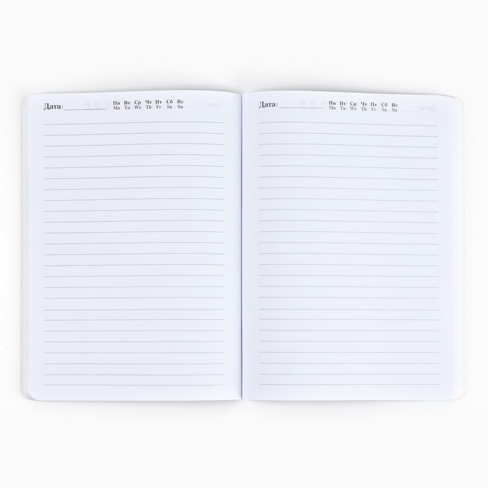 Новый год. Ежедневник мягкая обложка софт тач с 24*16,5 см, 80 листов &laquo;Зима подарит чудо&raquo;