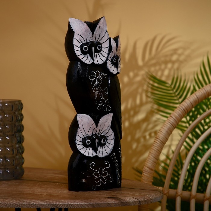 Сувенир дерево "Три совы" 16х7,5х40 см