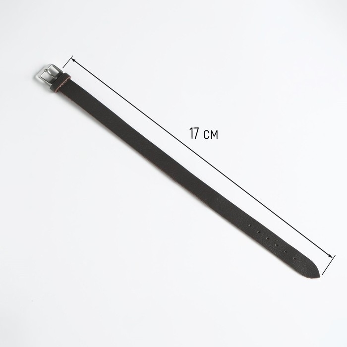 Ремешок для часов, женский, 12 мм, натуральная кожа, коричневый