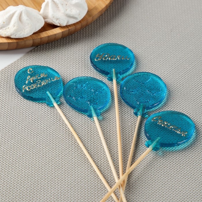 Силиконовый молд для леденцов и шоколада &laquo;Шарики&raquo;, 5,5 см, цвет прозрачный