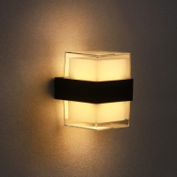 Светильник фасадный &laquo;Гранд двойной&raquo;, FSD-056, 10 Вт, 3000К, IP65, 220 В, пластик, черный