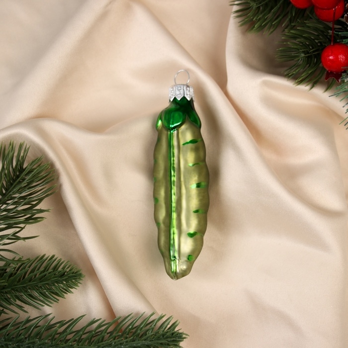 Елочное украшение "Горох", в подарочной упаковке, h-10 см