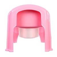 Горшок детский &laquo;Утенок&raquo; светло-розовый / белый 310х295х280мм