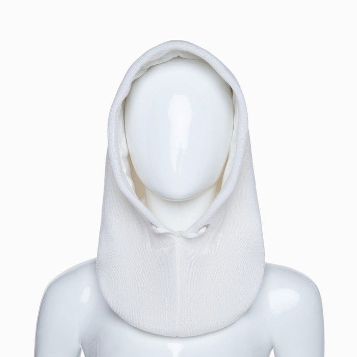 Шапка (капор) женский, цвет молочный, размер 54-58 Шапка (капор) женский, цвет молочный, размер 54-58