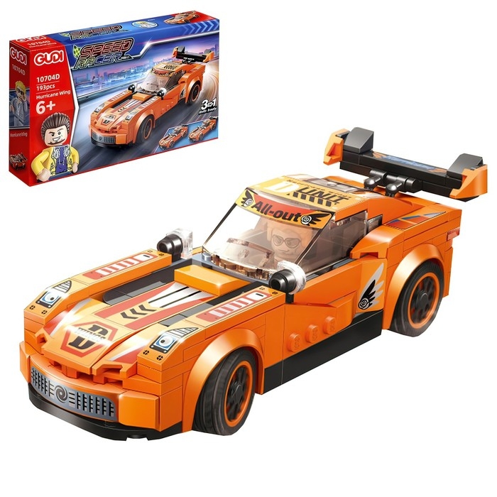 Конструктор &laquo;Гонка. Наскар&raquo;, 3 варианта сборки, 193 детали