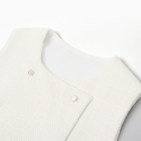 Жилетка для девочки, MINAKU :Party Dress, цвет белый, рост 140 см