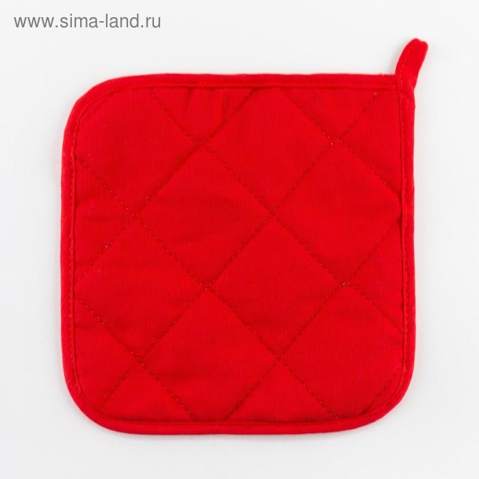 Прихватка Прихватка "Winter birds" 19х19см, саржа, 100% х/л,ватин 250г/м2