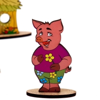 Кукольный театр сказки на столе «Три поросёнка» Кукольный театр сказки на столе «Три поросёнка»