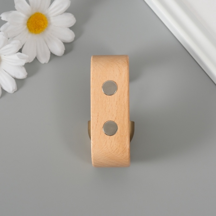 Колокол магнитный бук "Дуга" 7х4,5х3,5 см