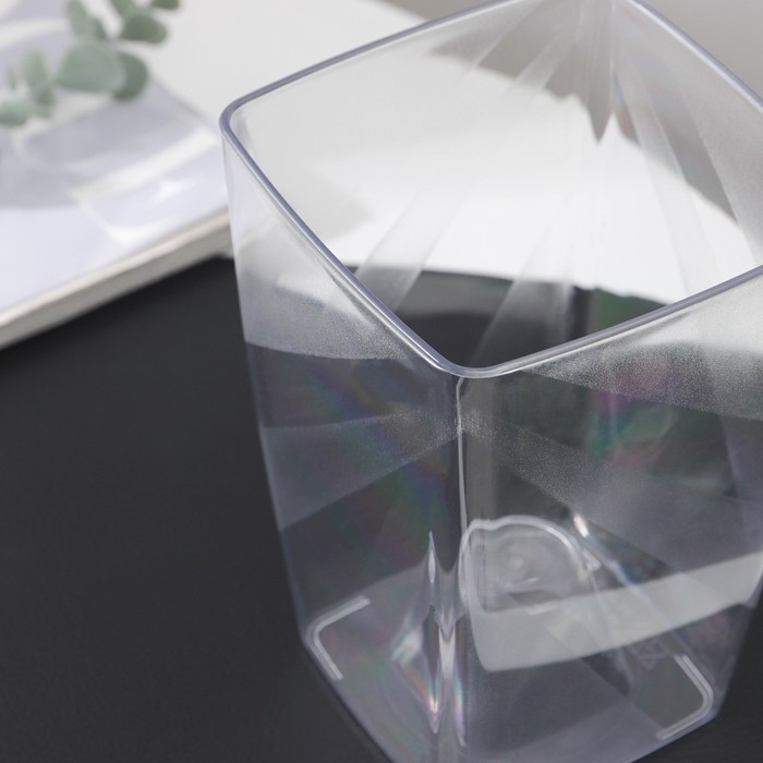 Кашпо для орхидей &laquo;Сильвия&raquo;, 1,8 л, цвет прозрачный