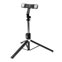 Трипод-монопод A12, 2 кольцевые лампы, в комплекте ПДУ, провод Туре-С, черный Трипод-монопод A12, 2 кольцевые лампы, в комплекте ПДУ, провод Туре-С, черный