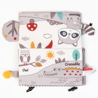 Развивающий складной коврик с книжкой - шуршалкой 3 в 1 «Зверята», Крошка Я Развивающий складной коврик с книжкой - шуршалкой 3 в 1 «Зверята», Крошка Я