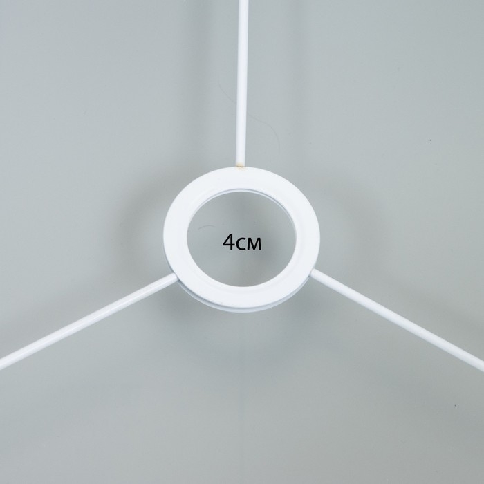 Абажур для торшера Абажур для торшера "Классика" Е27 серый 40х40х22см