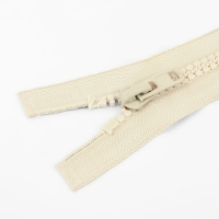 Молния &laquo;Трактор&raquo;, №8, разъёмная, замок автомат, 100 см, цвет слоновая кость, цена за 1 штуку