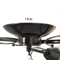 Люстра "Милана" 3x40Вт E27 черный 52х45х17 см