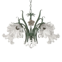 Люстра "Лиана" 5хЕ27 40Вт зелёный 45х45х40-90 см Люстра "Лиана" 5хЕ27 40Вт зелёный 45х45х40-90 см