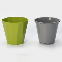 Кашпо для цветов со вставкой &laquo;Палермо&raquo;, 1,8 л, цвет оливковый