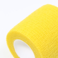 Бинт самофиксирующийся разрывной &laquo;Groomroom&raquo;&lrm;, 5 см х 4,5 м, желтый