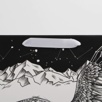 Пакет подарочный ламинированный горизонтальный, упаковка, &laquo;Орёл&raquo;, M 25.5 х 30 х 9 см