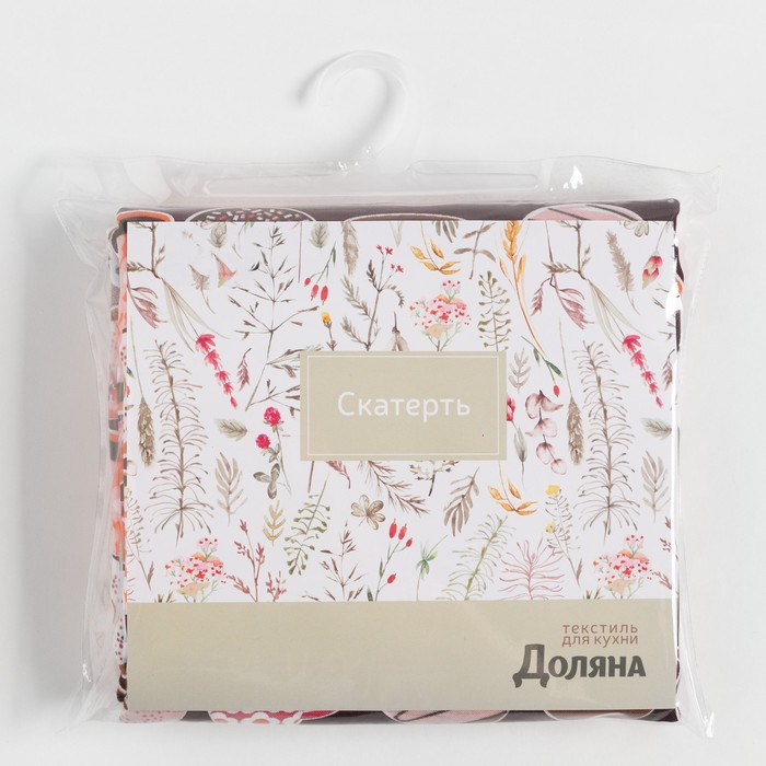 Скатерть &laquo;Доляна&raquo; Пончики 140&times;180 см, 100% п/э