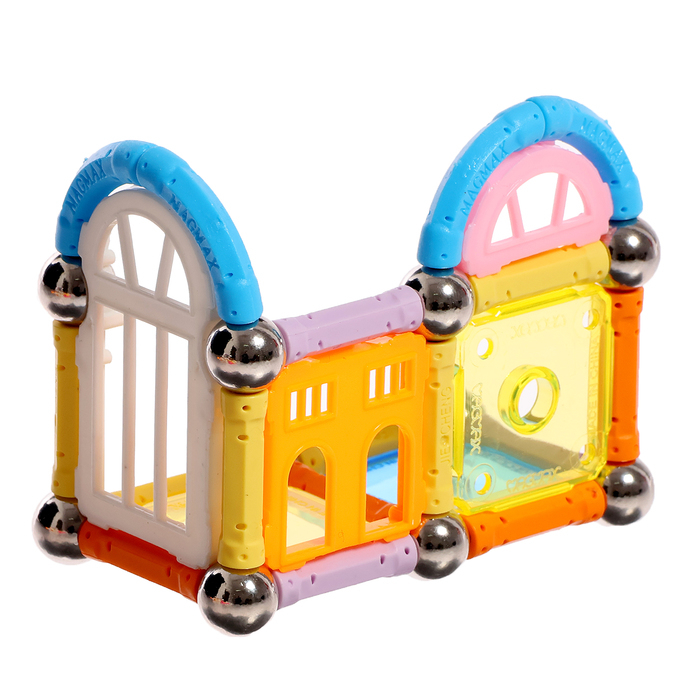 Конструктор магнитный &laquo;Построй свой дом&raquo;, 90 деталей