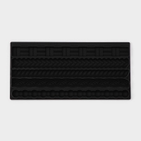 Молд Доляна «Узоры», силикон, 25,5×12,5×1 см, цвет тёмно - серый Молд Доляна «Узоры», силикон, 25,5×12,5×1 см, цвет тёмно - серый