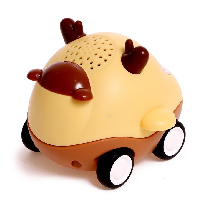 Музыкальная игрушка &laquo;Весёлые машинки&raquo;, звук, свет, цвет жёлтый