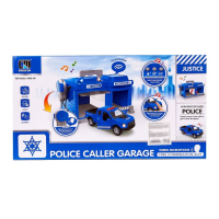 Парковка &laquo;Полицейский участок&raquo; с металлической машинкой и рацией, световые и звуковые эффекты