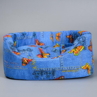 Лежанка №2, с подушкой, 45 х 35 х 16 см МИКС ЦВЕТОВ Лежанка №2, с подушкой, 45 х 35 х 16 см МИКС ЦВЕТОВ