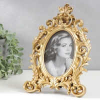 Фоторамка полистоун 10х15 см овал "Неаполь" состаренное золото 28х19 см Фоторамка полистоун 10х15 см овал "Неаполь" состаренное золото 28х19 см