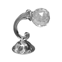 Крючок для штор KS008, однорожковый, цвет хром Крючок для штор KS008, однорожковый, цвет хром