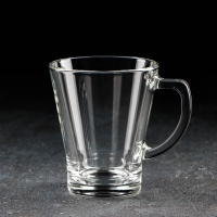 Кружка стеклянная &laquo;Аура&raquo;, 300 мл