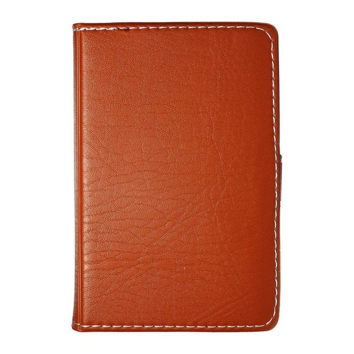 Записная книжка А6, 102 листа в линейку, обложка ПВХ, комбинированная, на кнопке