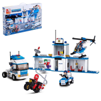 Конструктор «Полицейский участок», 2 варианта сборки, 572 детали Конструктор «Полицейский участок», 2 варианта сборки, 572 детали