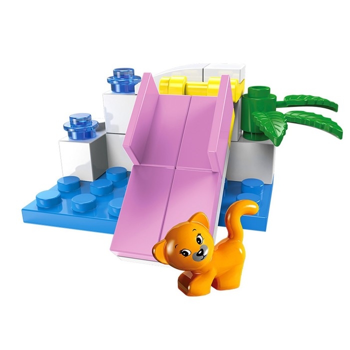 Конструктор Город мечты &laquo;Кошечка на площадке&raquo;, 19 деталей