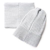 Комплект детский (шапка, снуд), цвет серый, размер 48-52 Комплект детский (шапка, снуд), цвет серый, размер 48-52