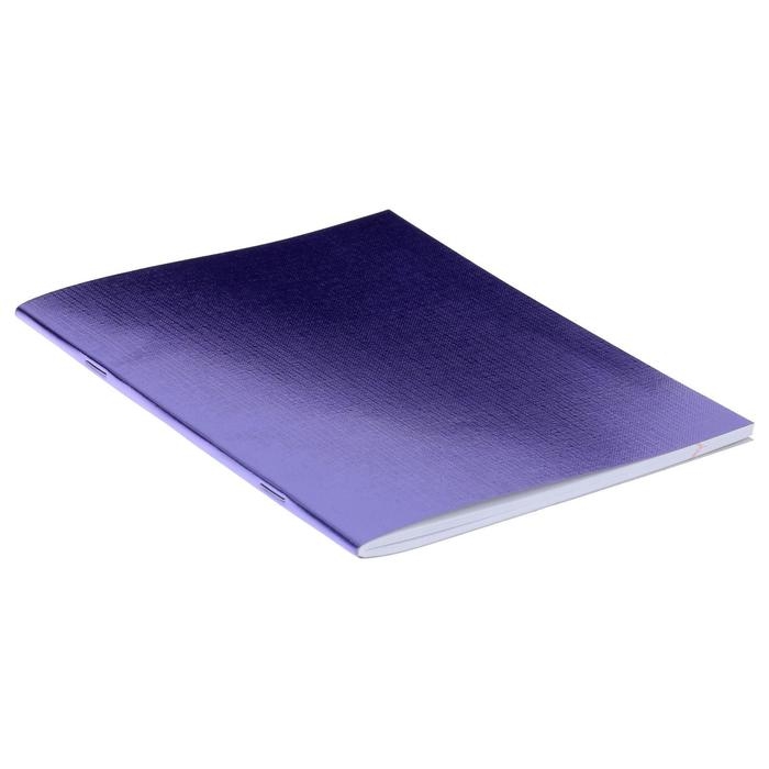 Тетрадь 48 листов, в линейку, METALLIC Тетрадь 48 листов, в линейку, METALLIC "Фиолетовая", обложка бумвинил, блок офсет