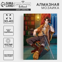 Алмазная мозаика с частичным заполнением на холсте &laquo;Незнакомец&raquo;, 30 х 40 см