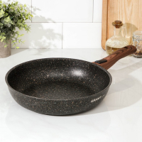 Сковорода Granit ultra original, d=28 см, съёмная ручка, антипригарное покрытие, цвет чёрный Сковорода Granit ultra original, d=28 см, съёмная ручка, антипригарное покрытие, цвет чёрный