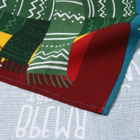 Новый год. Кухонный набор полотенец Доляна Merry catmas 35х60 см-2шт., 100% хлопок, 160 г/м2 707