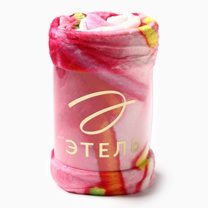 Плед Этель Пончик d=180 см, корал флис, 280 гр Плед Этель Пончик d=180 см, корал флис, 280 гр