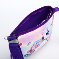 Сумка детская для девочки "Аниме" на молнии, цвет фиолетовый Сумка детская для девочки "Аниме" на молнии, цвет фиолетовый