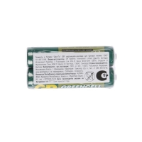 Батарейка солевая GP Greencell Extra Heavy Duty, AAA, R03-2S, 1.5В, спайка, 2 шт. Батарейка солевая GP Greencell Extra Heavy Duty, AAA, R03-2S, 1.5В, спайка, 2 шт.