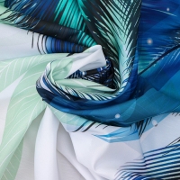 Штора для ванны Доляна «Перья», с люверсами, 180×180 см, полиэстер Штора для ванны Доляна «Перья», с люверсами, 180×180 см, полиэстер